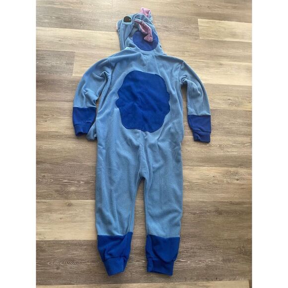 Halloween Lilo and Stitch Plush Sleepwear Costume Hooded size Small - Picture 7 of 13